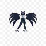 Harpy transparent icon. Harpy symbol design from Fairy tale coll stock illustration Harpy transparent icon. Harpy symbol design from Fairy tale coll stock illustration