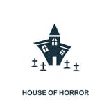 Haus der Grausigkeitsikone Erstklassiger Artentwurf von der Halloween-Ikonensammlung UI und UX Perfektes Haus des Pixels der Grau vektor abbildung Haus der Grausigkeitsikone Erstklassiger Artentwurf von der Halloween-Ikonensammlung UI und UX Perfektes Haus des Pixels der Grau vektor abbildung