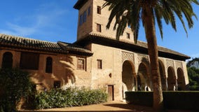 Haus im Alhambra, Granada, Andalusien, Spanien stockbild Haus im Alhambra, Granada, Andalusien, Spanien stockbild