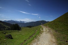 Hausse dans les Alpes image libre de droits Hausse dans les Alpes image libre de droits