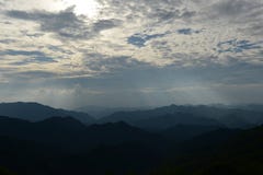 Hausse dans les montagnes photos stock Hausse dans les montagnes photos stock