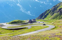 Haute route alpine de Grossglockner en Autriche Photographie stock Haute route alpine de Grossglockner en Autriche Photographie stock