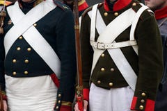 1812 hauts étroits d'uniforme image stock 1812 hauts étroits d'uniforme image stock