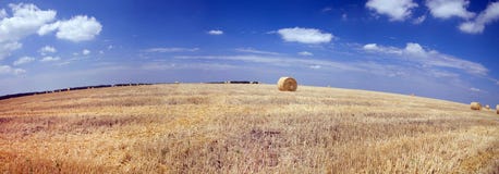 Haystack In Blue Sky Royalty Free Stock Photo Haystack In Blue Sky Royalty Free Stock Photo