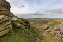 Haytor трясет в национальном парке Dartmoor стоковая фотография Haytor трясет в национальном парке Dartmoor стоковая фотография