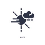 haze icon on white background. Simple element illustration from weather concept royalty free illustration haze icon on white background. Simple element illustration from weather concept royalty free illustration