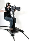 HD-camcorder On The Dolly Royalty Free Stock Image HD-camcorder On The Dolly Royalty Free Stock Image