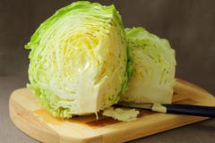 Head of cabbage Royalty Free Stock Photos Head of cabbage Royalty Free Stock Photos