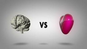 Head versus heart - logic versus emotion