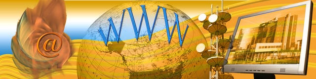 Header: E-commerce And World Wide Connections II Royalty Free Stock Photo Header: E-commerce And World Wide Connections II Royalty Free Stock Photo
