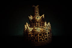 Headgear Dayak стоковая фотография Headgear Dayak стоковая фотография