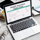 Health Benefits Claim Benefits Form Concept royalty free stock photography Health Benefits Claim Benefits Form Concept royalty free stock photography