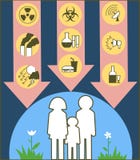Health destroyed vector illustration Health destroyed vector illustration
