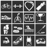 Health and fitness icons