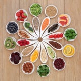 Health Food Wheel Stock Images
