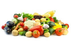 Healthy Eating / Assortment of Organic Vegetables