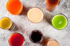 Different juices and smoothies stock photo Different juices and smoothies stock photo
