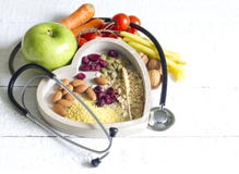 Healthy food in heart diet abstract concept royalty free stock image Healthy food in heart diet abstract concept royalty free stock image