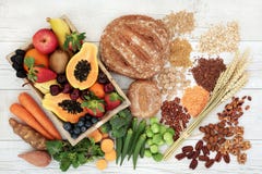 Healthy High Fibre Diet Food Royalty Free Stock Image Healthy High Fibre Diet Food Royalty Free Stock Image