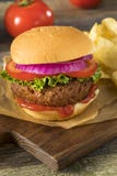 Healthy Vegan Vegetarian Meat Free Burger Stock Photos Healthy Vegan Vegetarian Meat Free Burger Stock Photos