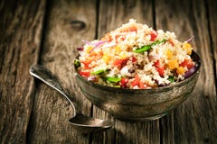 Healthy vegetarian quinoa recipe royalty free stock images Healthy vegetarian quinoa recipe royalty free stock images
