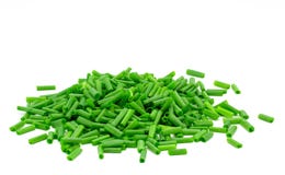 Heap of chopped spring onions isolated on white background stock photos Heap of chopped spring onions isolated on white background stock photos