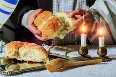 Heap of sweet round sabbath challah bread with stock photography Heap of sweet round sabbath challah bread with stock photography