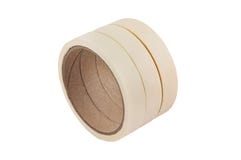 Heap of three adhesive paper tape for packing royalty free stock image Heap of three adhesive paper tape for packing royalty free stock image