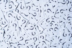 Heap of white paper note with QUESTION MARK as background Royalty Free Stock Image Heap of white paper note with QUESTION MARK as background Royalty Free Stock Image