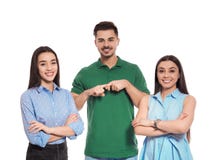 Hearing impaired people showing word FRIEND on sign language isolated royalty free stock images Hearing impaired people showing word FRIEND on sign language isolated royalty free stock images