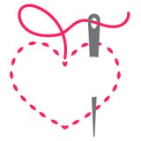 Heart And Needle Stock Images Heart And Needle Stock Images