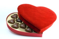 Heart Box With Chocolates Stock Images Heart Box With Chocolates Stock Images