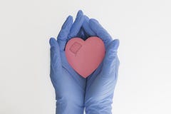 Heart in hand medicine royalty free stock photo Heart in hand medicine royalty free stock photo
