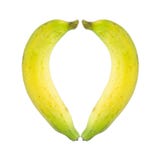 Banana Heart-shape Royalty Free Stock Photography - Image: 10385797