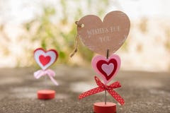 Heart standing on concrete floor for valentine day ,love and rom royalty free stock images Heart standing on concrete floor for valentine day ,love and rom royalty free stock images