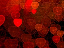 Hearts background - abstract digitally generated image Stock Photo Hearts background - abstract digitally generated image Stock Photo