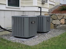 Heating and air conditioning units Stock Image Heating and air conditioning units Stock Image