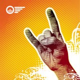 Heavy Metal Hand Royalty Free Stock Photography Heavy Metal Hand Royalty Free Stock Photography