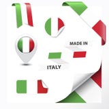 Hecho en la colección de Italia stock de ilustración Hecho en la colección de Italia stock de ilustración