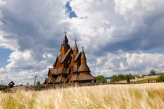 Heddal Stave Church Telemark Norway Scandanavia stock photo Heddal Stave Church Telemark Norway Scandanavia stock photo