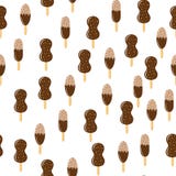 Helado con el chocolate en una textura inconsútil del palillo Helado de chocolate con el fondo nuts Bebé, niños papel pintado y m libre illustration Helado con el chocolate en una textura inconsútil del palillo Helado de chocolate con el fondo nuts Bebé, niños papel pintado y m libre illustration