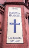 Helgon Cecilia Roman Catholic Church i New York City Arkivbilder Helgon Cecilia Roman Catholic Church i New York City Arkivbilder