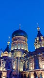 Helgon Sophia Cathedral på natten, Harbin royaltyfri foto Helgon Sophia Cathedral på natten, Harbin royaltyfri foto