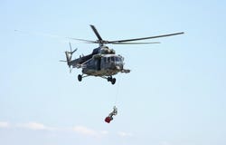 Helicopter Saving Stock Image