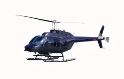 Helicóptero isolado imagens de stock Helicóptero isolado imagens de stock