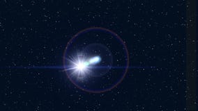 Helle große Sternbewegung kleinen Sterne eines vieler Kosmos stock video Helle große Sternbewegung kleinen Sterne eines vieler Kosmos stock video