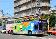 Hello Kitty Themed Tour Bus Stock Images Hello Kitty Themed Tour Bus Stock Images