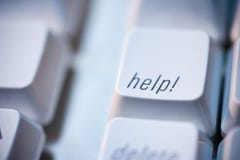 Help Key On Computer Keyboard Stock Photography Help Key On Computer Keyboard Stock Photography