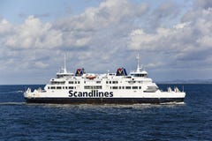 Helsinborg, Suède : bac de scandlines photos libres de droits Helsinborg, Suède : bac de scandlines photos libres de droits