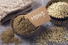 Hemp flour and seeds